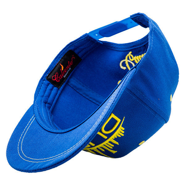 Snapback Dubai Skyline Full Blue Cap – Caliente Emirates Collection 2