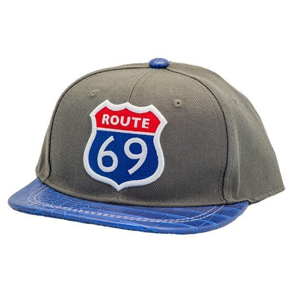 Snapback Route 69 Blue/Grey/Grey Cap  – Caliente Special Collection