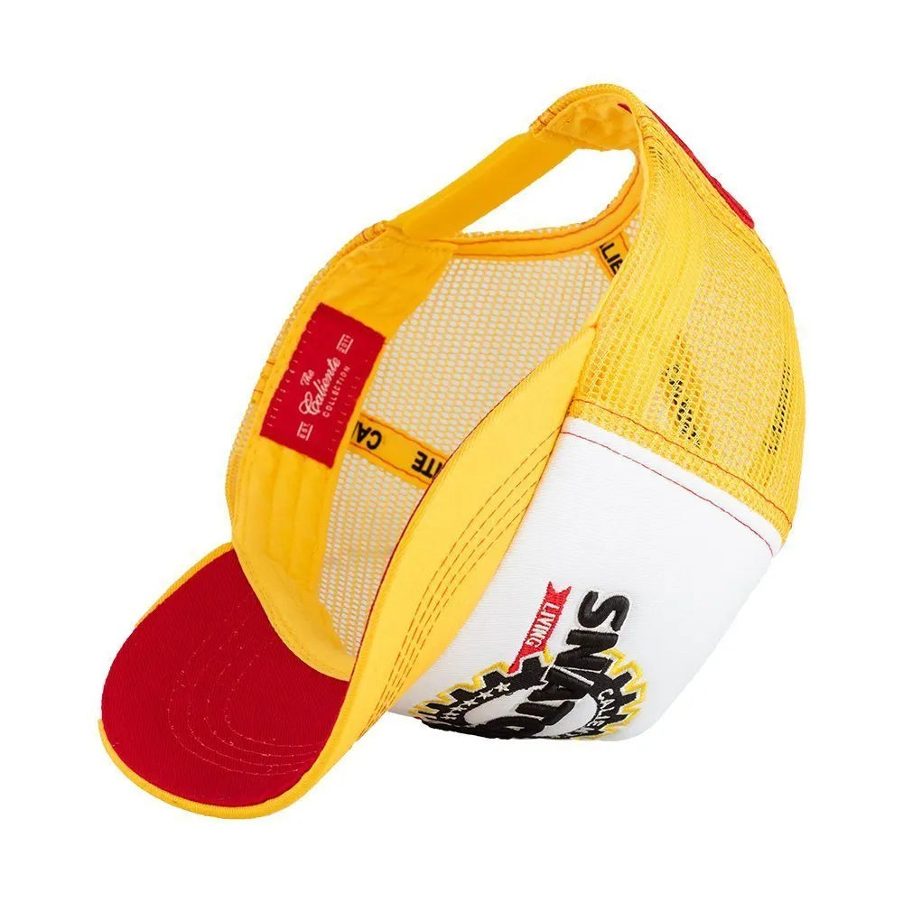 Snatched Yel/Wt/Yel Yellow Cap  – Caliente Special Collection 4