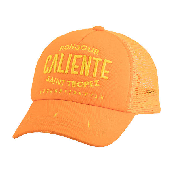 St.Tropez Full Orange Cap - Caliente Countries & Cities Collection