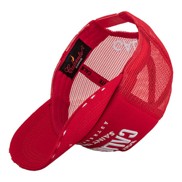 St.Tropez Full Red Cap - Caliente Countries & Cities Collection 2