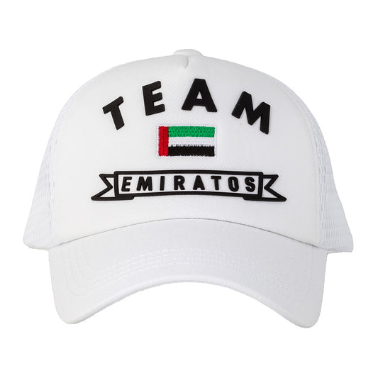 Team Emiratos Kids White COT White Cap - Emiratos Edition Collection