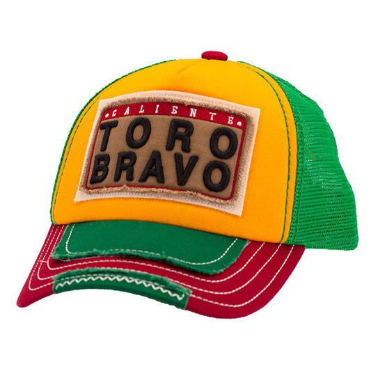 Toro Bravo Maroon/Yellow/Green Cap - Caliente Special Collection