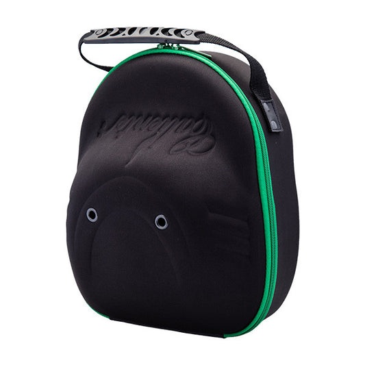 Traveler's Bag Black with Green Zipper - Caliente Accessories Collection