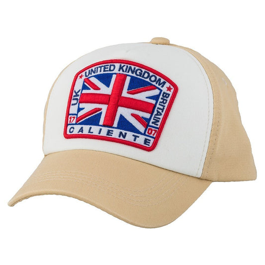 United Kingdom Beg/Wt/Beg COT Beige Cap – Caliente Countries & Cities Collection