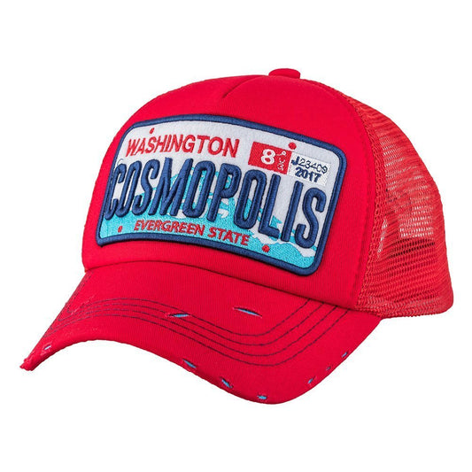 Washington Cosmopolis Red Cap – Caliente Countries & Cities Collection