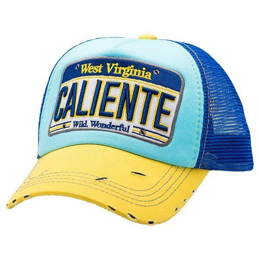West Virginia Yellow/BabyBlue/Blue Cap – Caliente Countries & Cities Collection