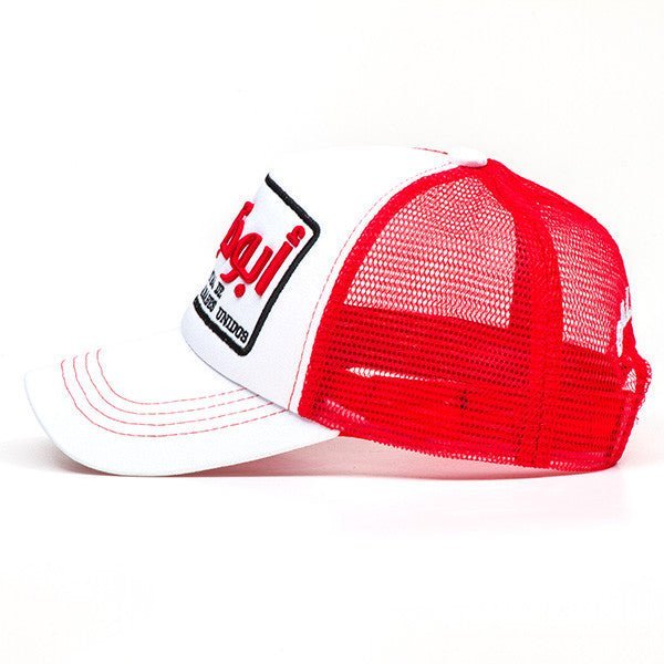 Abu Dhabi White/White/Red Cap - Caliente Countries & Cities Collection - Caliente