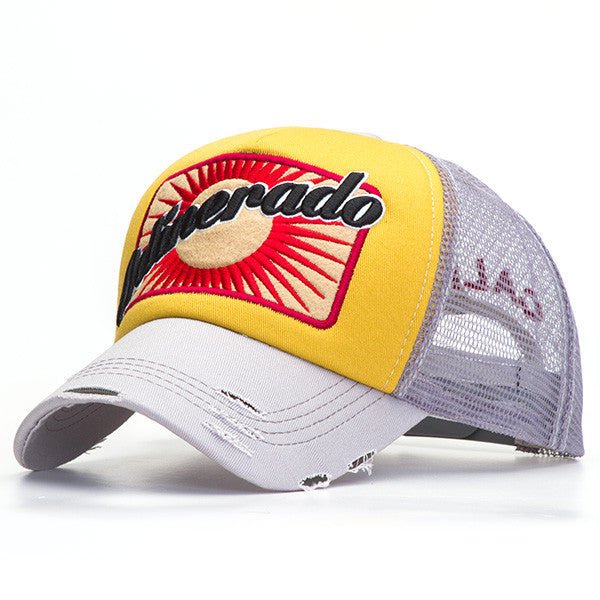 Adinerado Gray/Yellow/Grey Cap - Caliente Basic Collection - Caliente