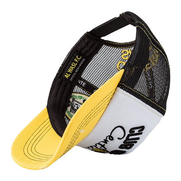 Al Wasl Club Yel/Wt/Bk White Cap - Caliente Special Releases Collection - Caliente