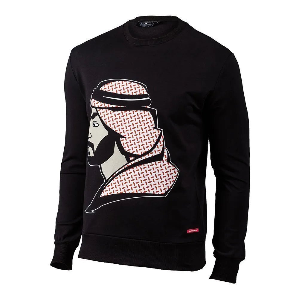 Arab Man Black Sweatshirt – Caliente Hoodie & Sweatshirt Collection - Caliente