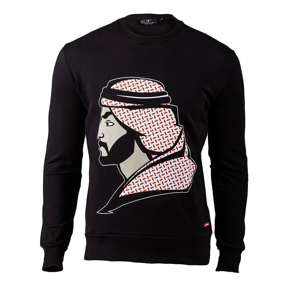 Arab Man Black Sweatshirt – Caliente Hoodie & Sweatshirt Collection - Caliente