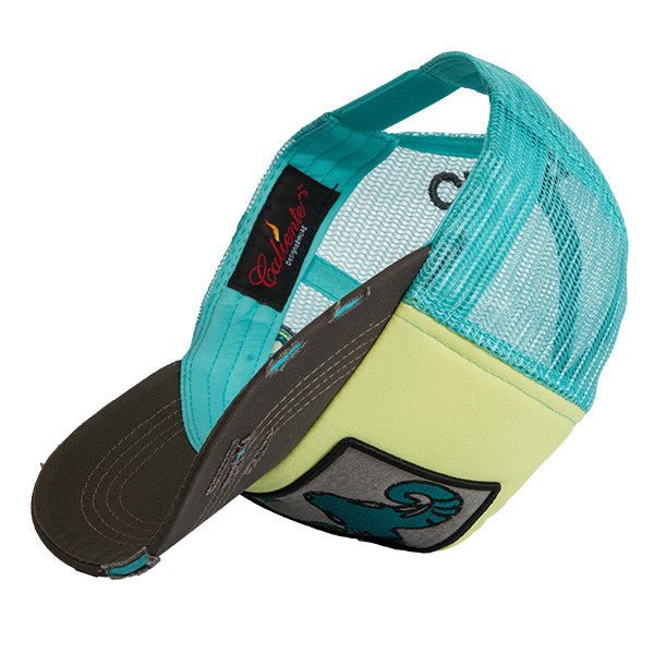 Aries Grey/Yellow Green/Trq Yellow Green Cap - Caliente Edition Collection - Caliente