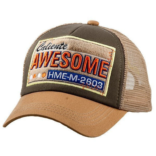 Awesome Brn/DrkBrn/Brn Brown Cap – Caliente Edition Collection - Caliente