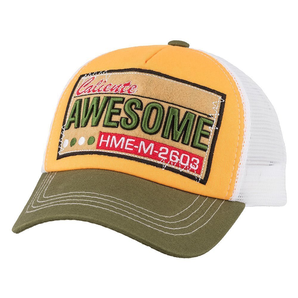 Awesome Grn/Yel/Wt Yellow Cap – Caliente Classic Collection - Caliente