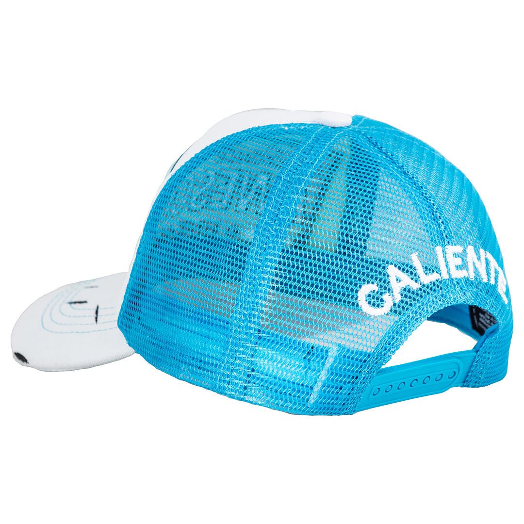 Awesome Wt/Wt/Blu Blue Cap - Caliente Special Collection - Caliente