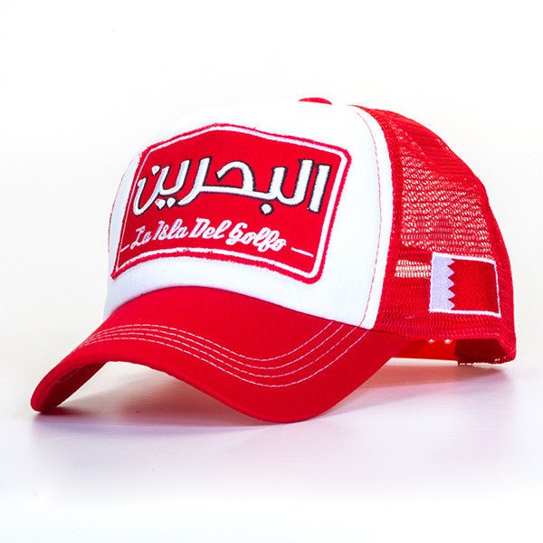 Bahrain Red/White/Red Cap - Caliente Countries & Cities Collection - Caliente