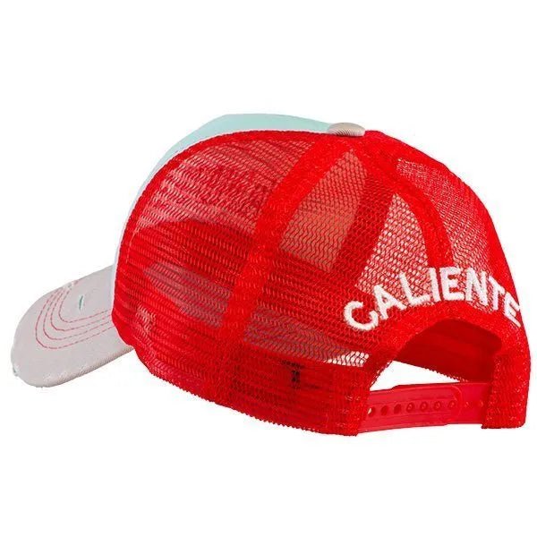 Bandolero Grey/Baby Blue/Red Cap – Caliente Basic Collection - Caliente