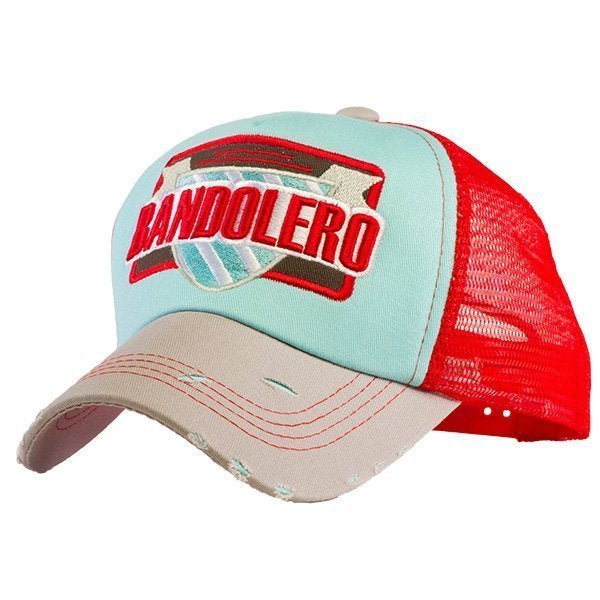 Bandolero Grey/Baby Blue/Red Cap – Caliente Basic Collection - Caliente