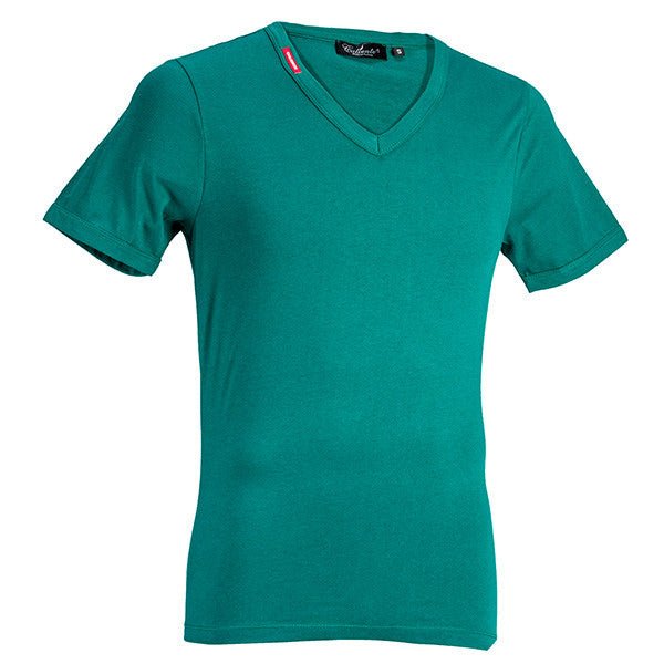 Basic DOS V Neck - Drk E. Green T-shirt - Caliente T-shirts & Polos Collection - Caliente