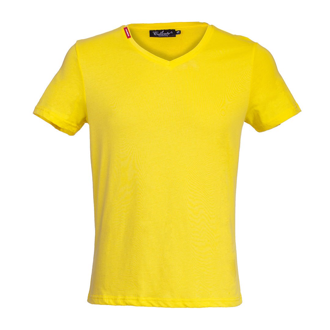 Basic Yellow T-shirt - Caliente T-shirts & Polos Collection - Caliente